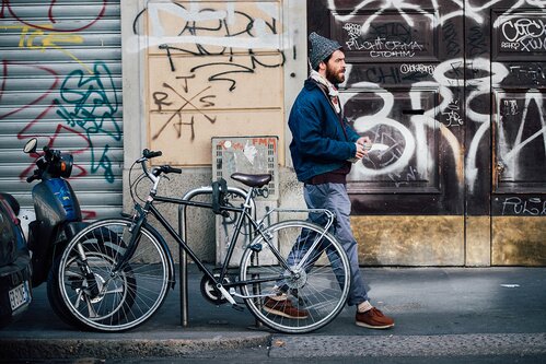 Milano men's fashion week - Mediolańskim fashion week - Mediolan Street Style - Styl mężczyzny w Mediolanie